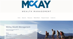 Desktop Screenshot of mckaywealth.com