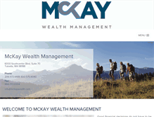 Tablet Screenshot of mckaywealth.com